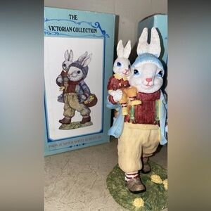 1994 The Victorian Collection Papa Jumper With Albert Jr Rabbit with box